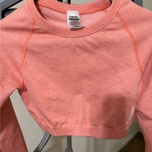 Gymshark Orang-ish Cropped Workout Long Sleeve